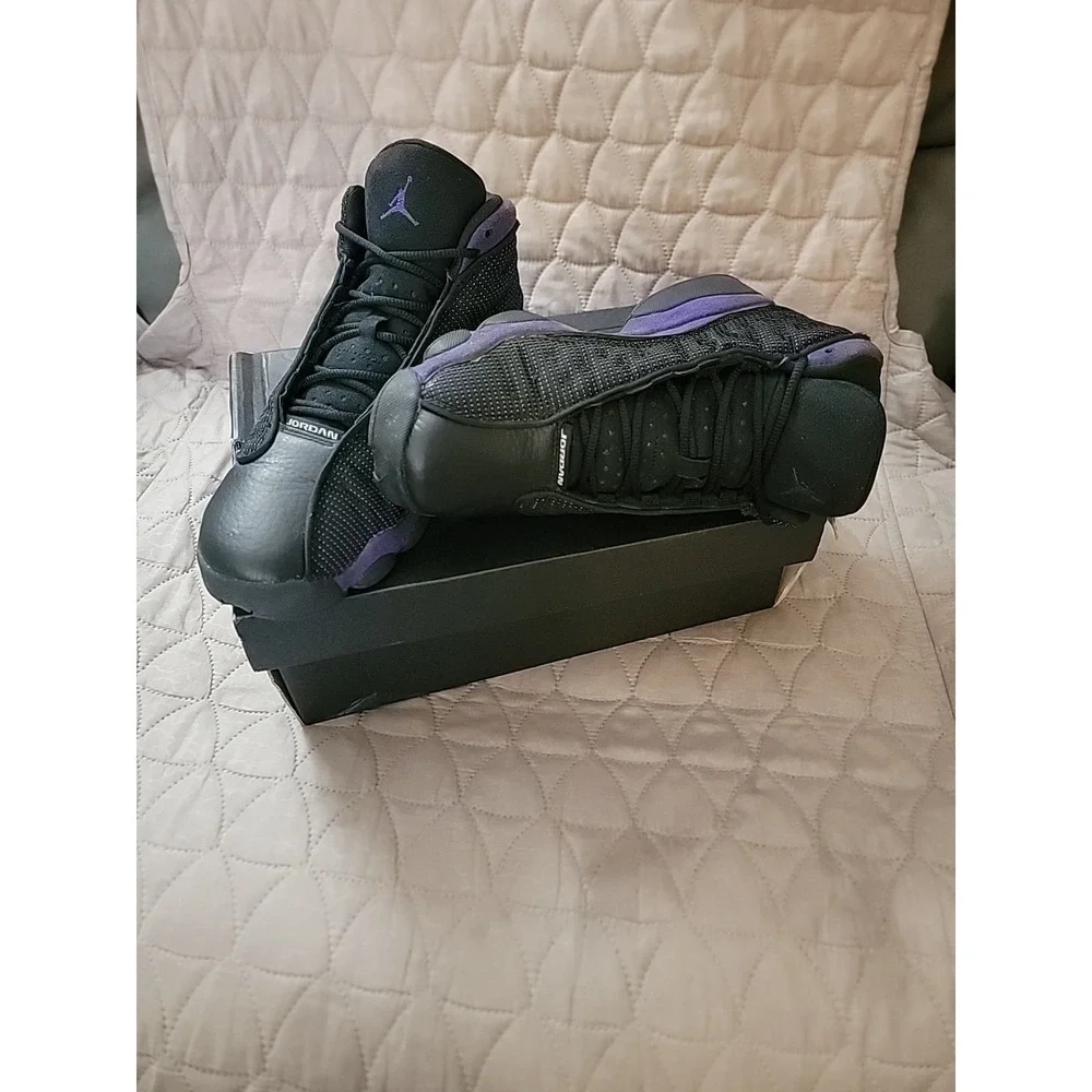 Air Jordan 13 Retro Court Purple Men's Size 7Y‎